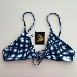 NWT Skatie x Salty Blonde Lido print top Size small